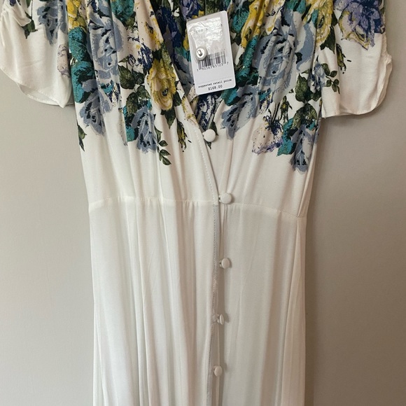 Free People Jaimie Floral Midi Dress— Size XS - Picture 6 of 8